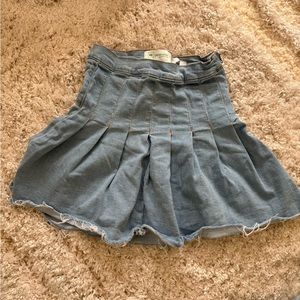 XS denim skirt